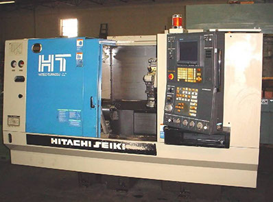 Hitachi Seiki CNC Lathe Turning Machines in our CNC Machine Shop in Dallas Fort Worth Texas TX