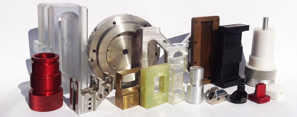 CNC Machining from Aluminum, Steel, Stainless Steel, Titanium, Brass, Copper, Plastics, Wood, Extrusions, Castings, Forgings, Hex, Square, Flats